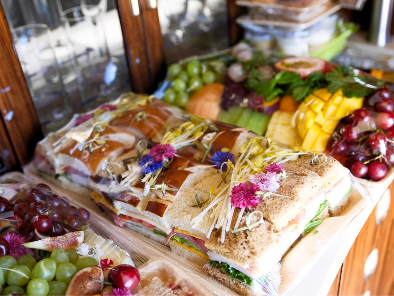 Amalfi Jets Private Jet Catering Food